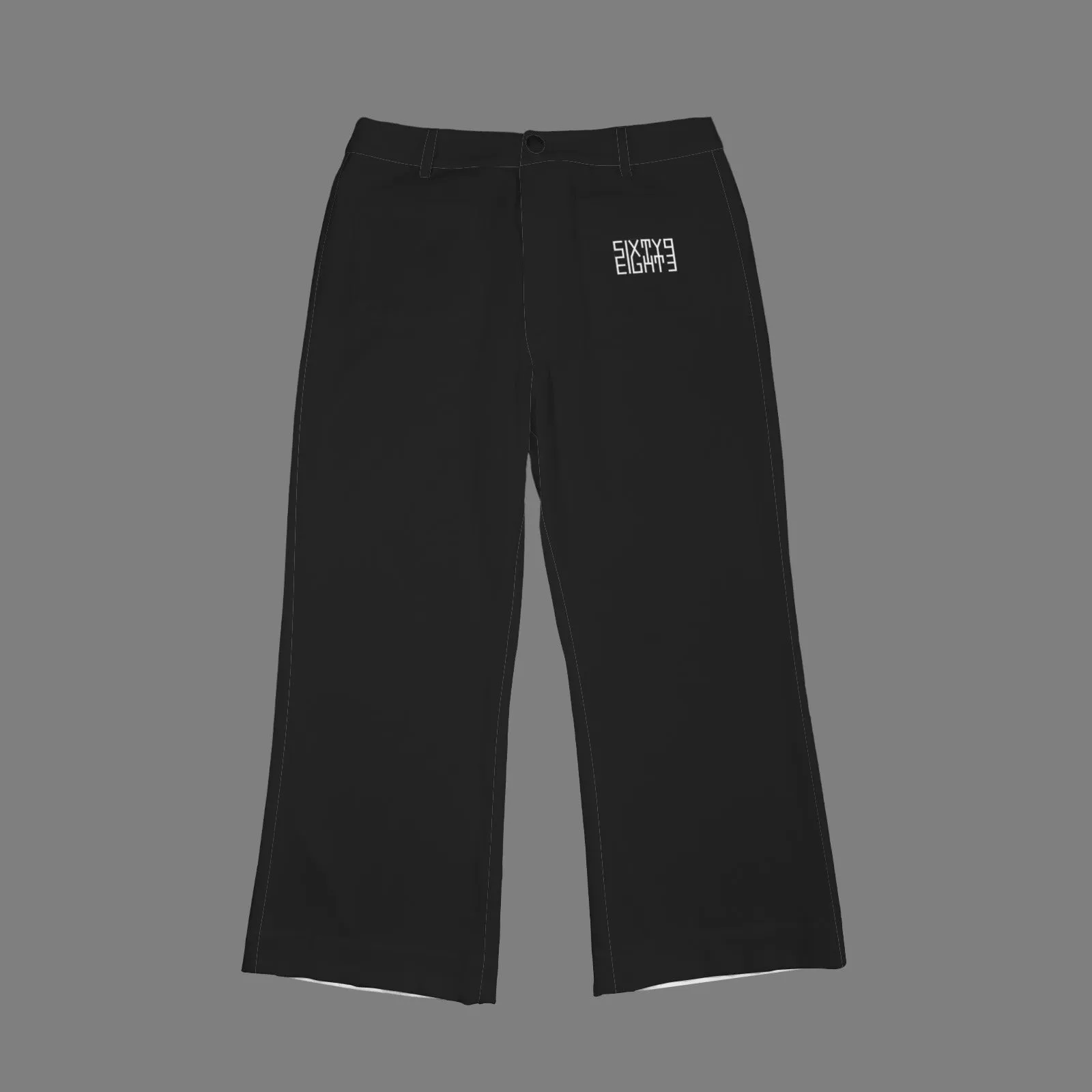 Sixty Eight 93 High Waist Pocket Flared Cropped Pants