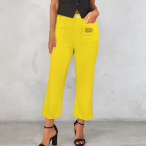 Sixty Eight 93 High Waist Pocket Flared Cropped Pants