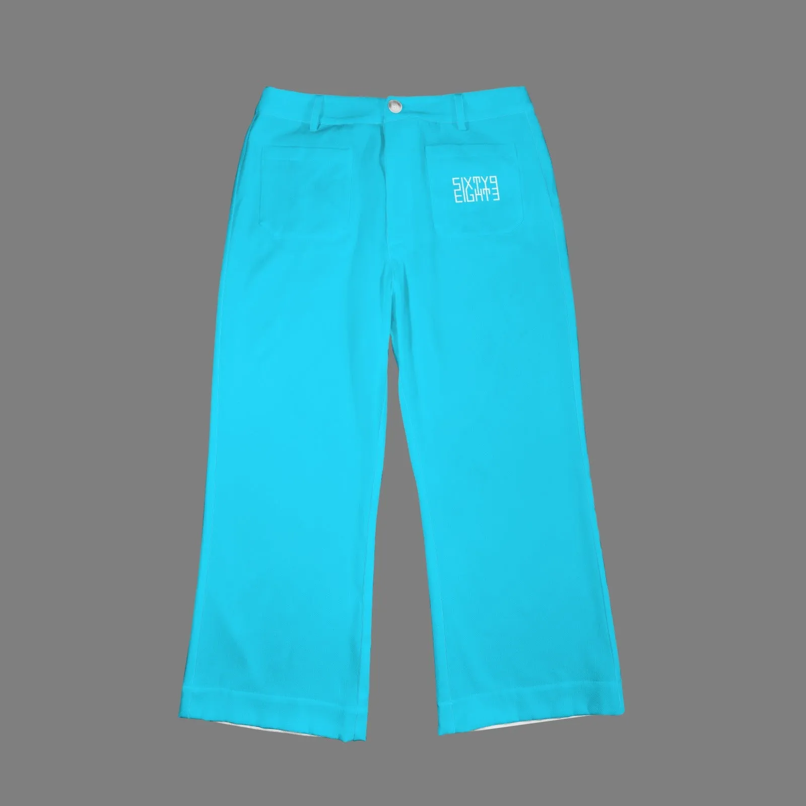Sixty Eight 93 High Waist Pocket Flared Cropped Pants