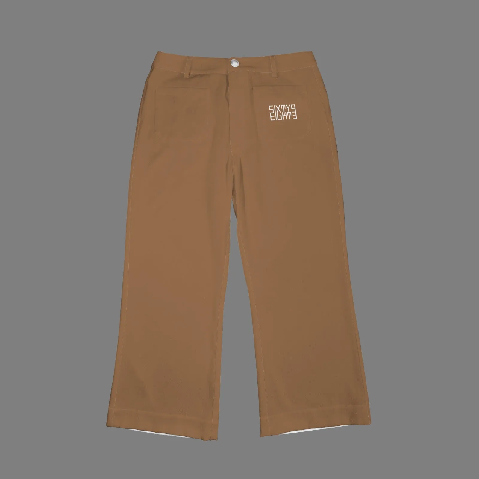 Sixty Eight 93 High Waist Pocket Flared Cropped Pants