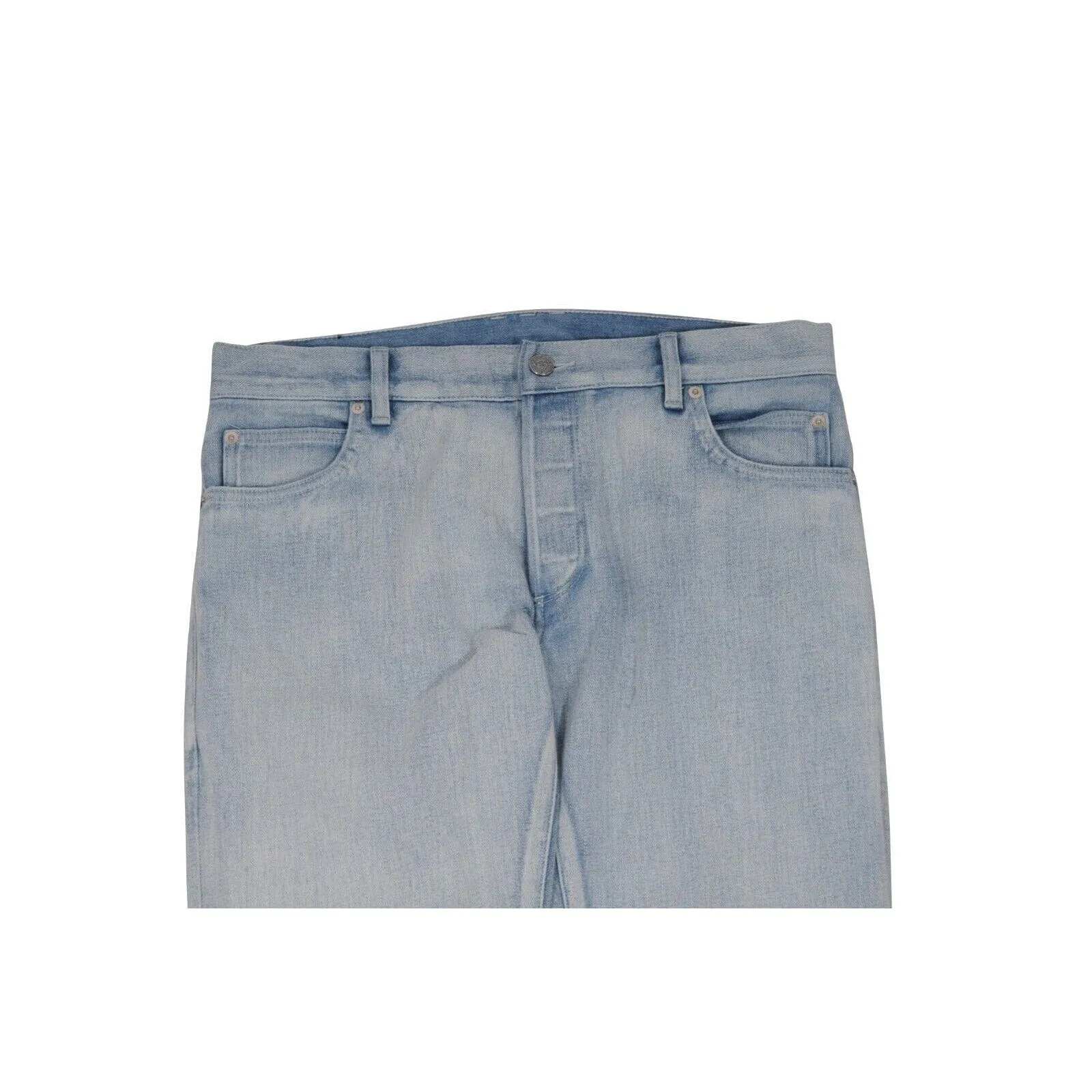 Slim Jeans Size Light Wash Blue 5 Pocket stretch Denim