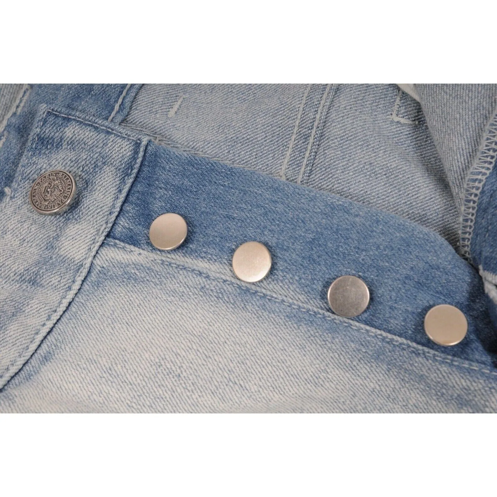 Slim Jeans Size Light Wash Blue 5 Pocket stretch Denim
