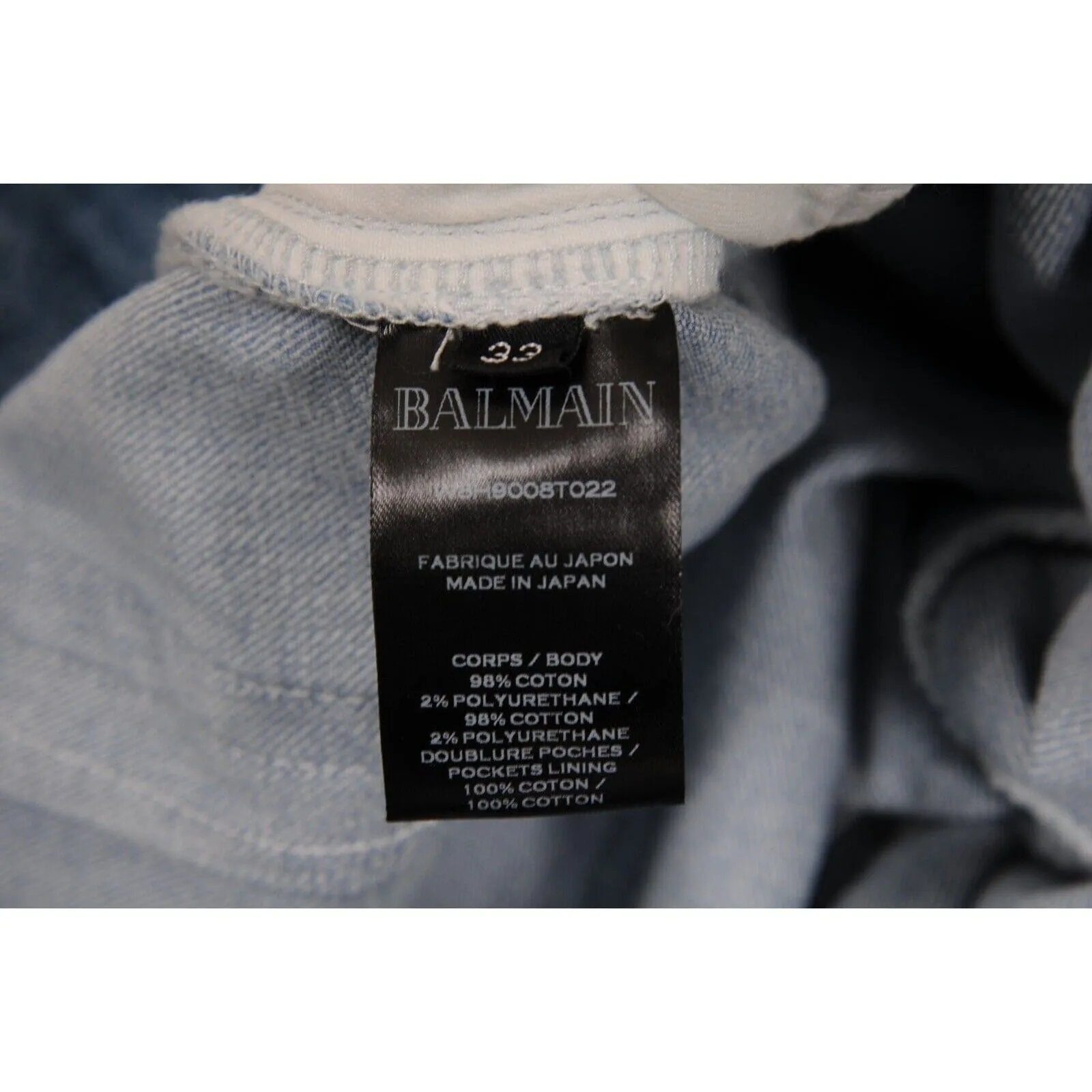 Slim Jeans Size Light Wash Blue 5 Pocket stretch Denim