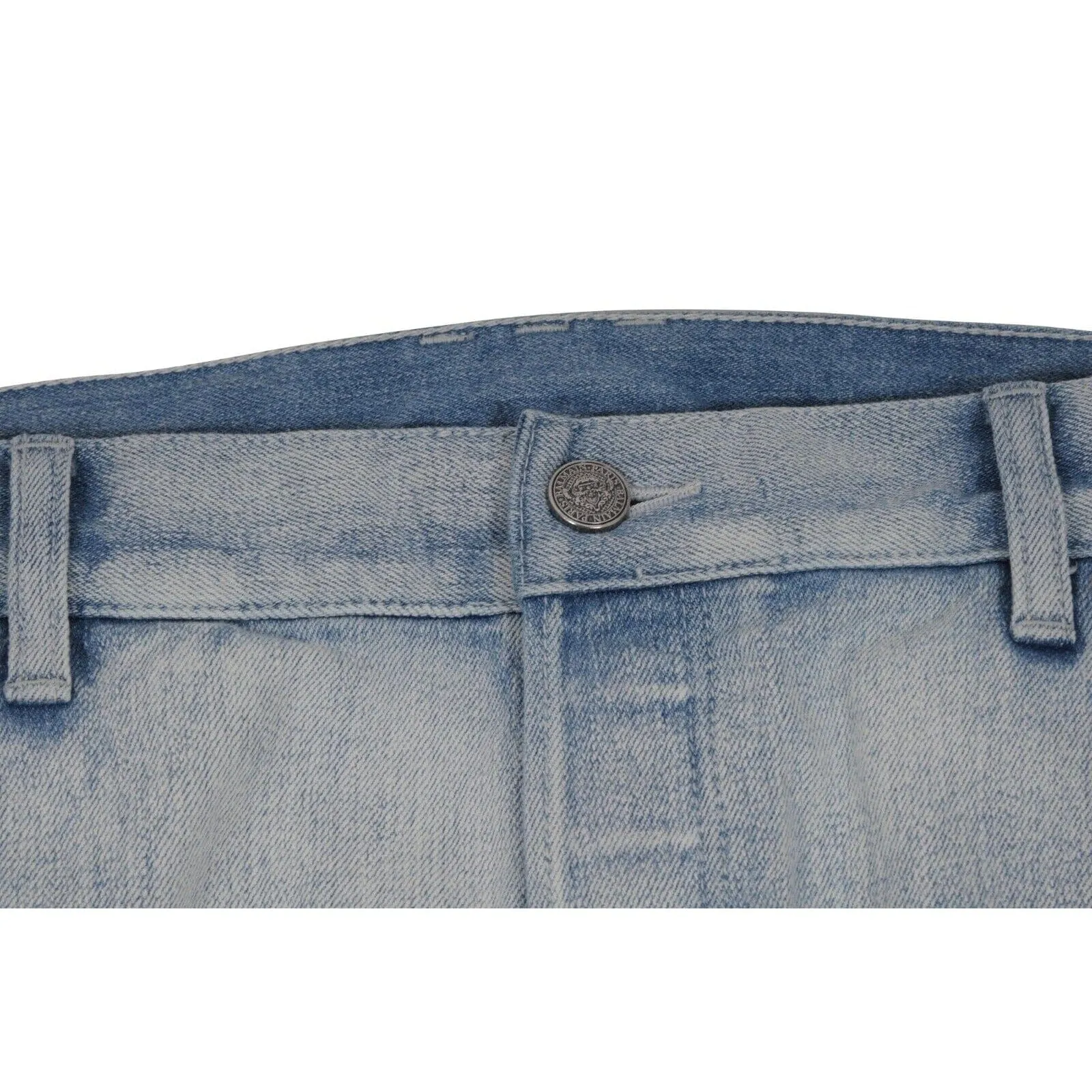 Slim Jeans Size Light Wash Blue 5 Pocket stretch Denim