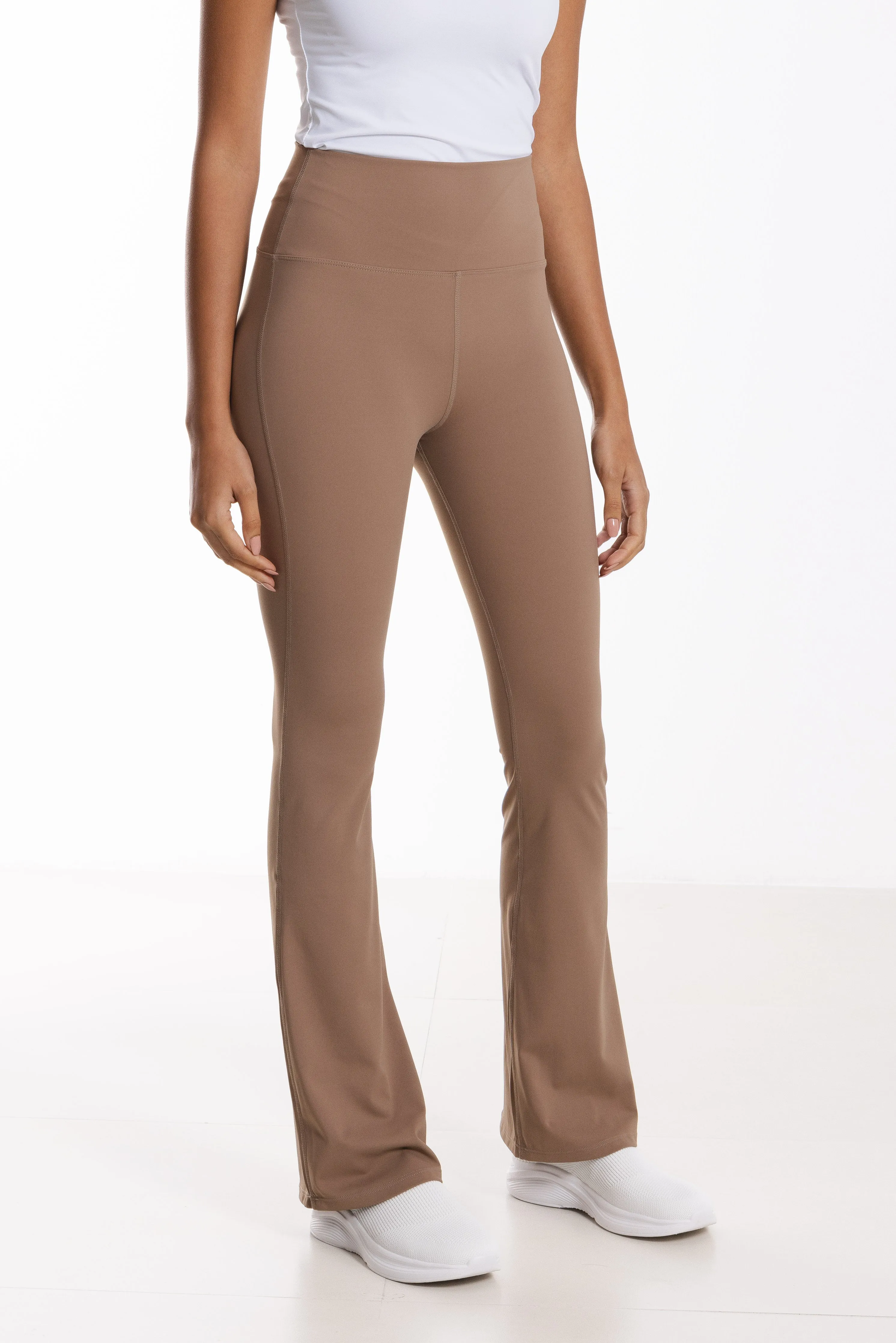 Split-Hem Flared Pants