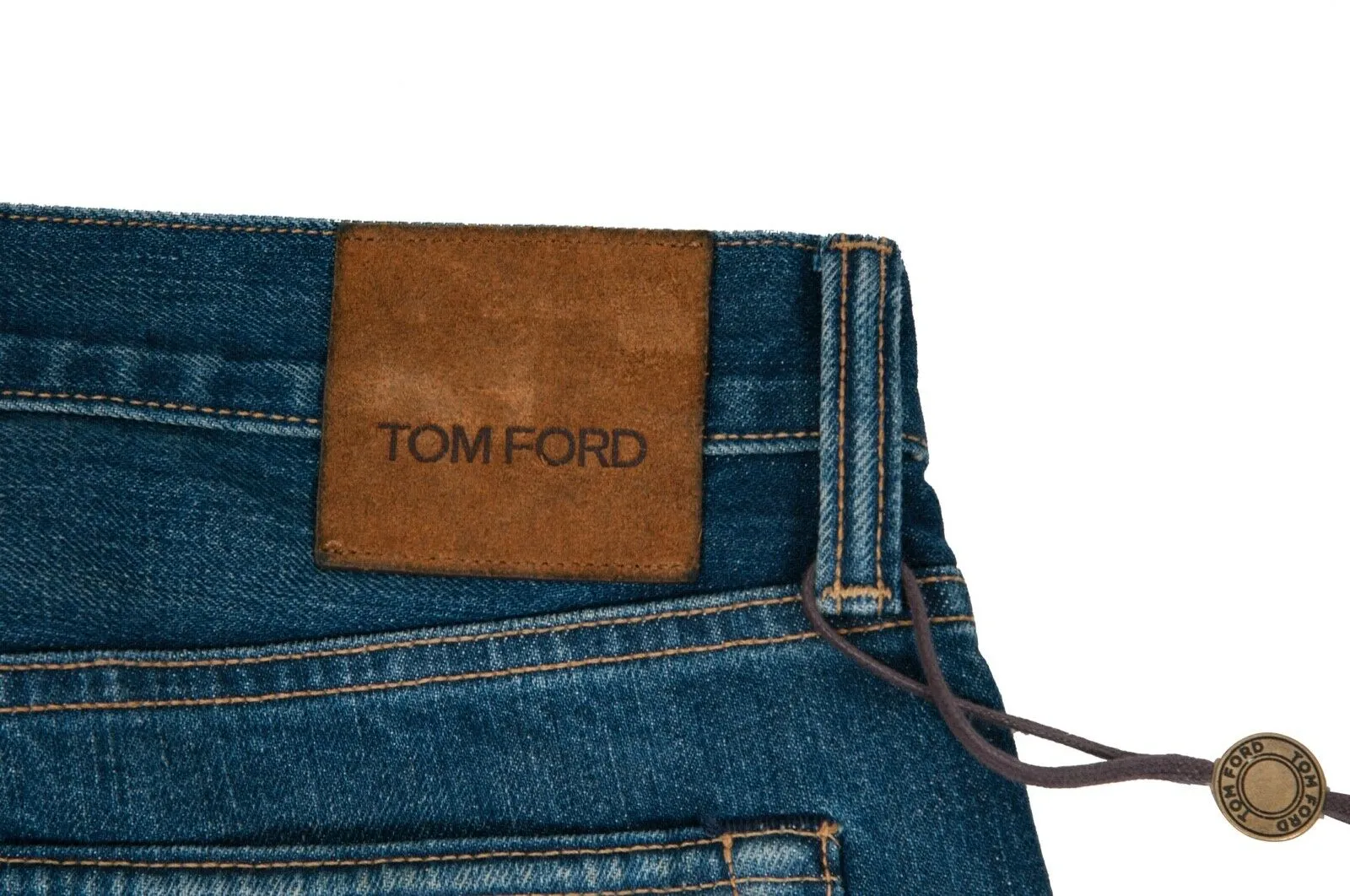 Straight Leg Blue Indigo Selvedge Denim Jeans