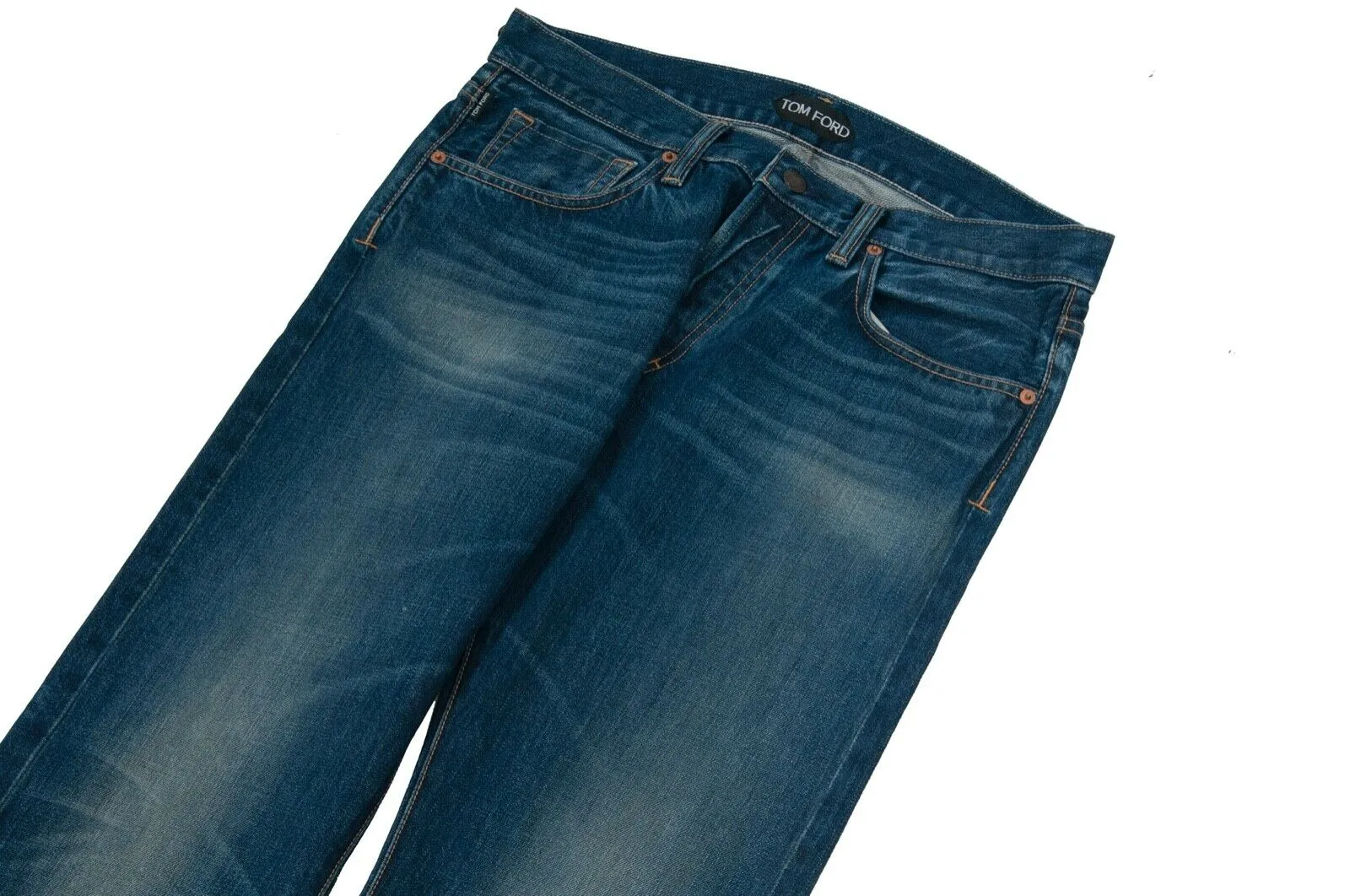 Straight Leg Blue Indigo Selvedge Denim Jeans