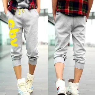Summer Cropped Pants Sport Student Jodhpurs Pants