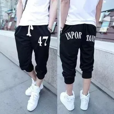 Summer Cropped Pants Sport Student Jodhpurs Pants