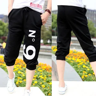 Summer Cropped Pants Sport Student Jodhpurs Pants