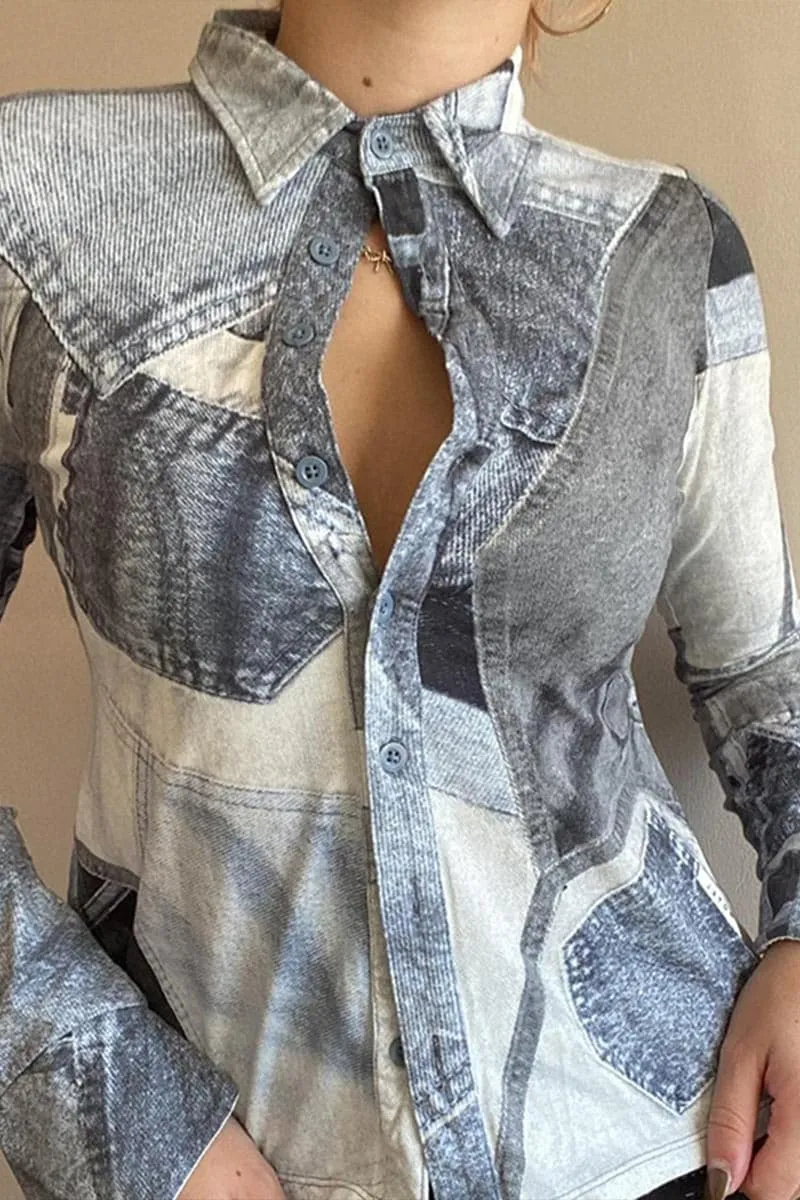 TB225 Button Down Long Sleeve Shirt