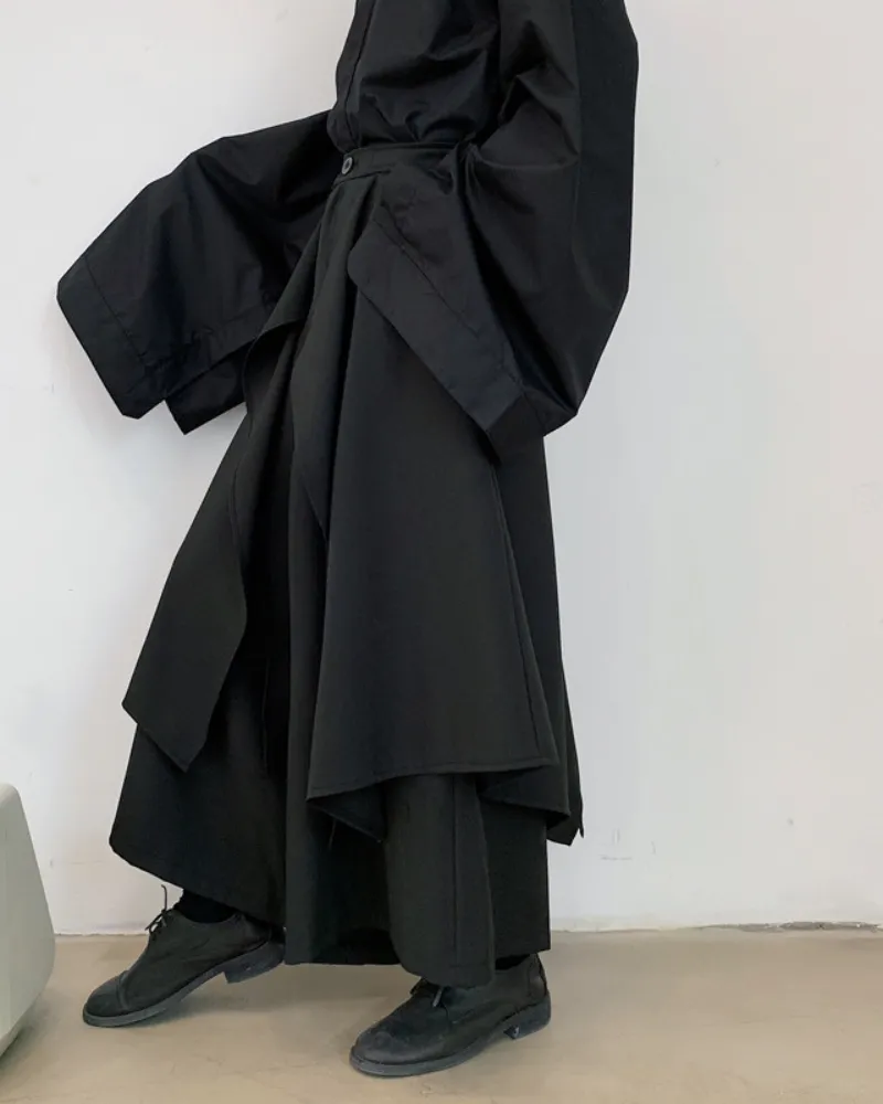 Techwear Layered Custom Hakama Pants