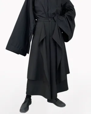 Techwear Layered Custom Hakama Pants