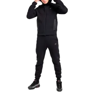 Tuta Nike Tech Fleece Nero con zip