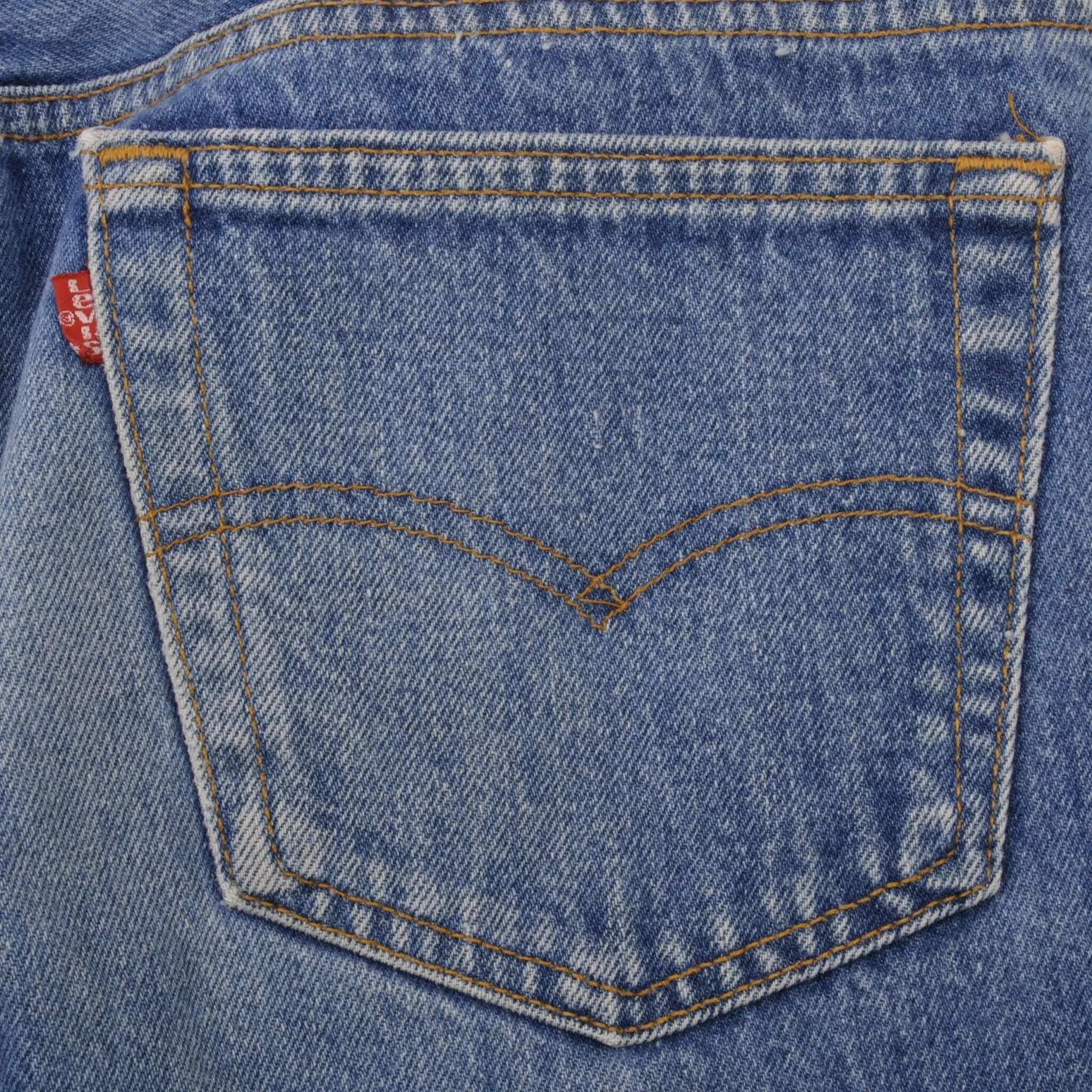 VINTAGE LEVIS 501 JEANS INDIGO 1980S SIZE W36 L35 MADE IN USA