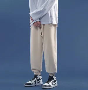 Voguable  Men Jogger Pants Spring OutDoor Casual SweatPants Men Straight Trouser Elastic Waist Baggy Pants Men's Clothing