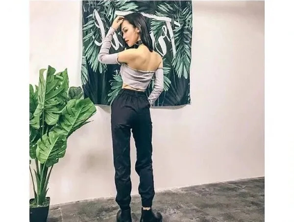 Women's Autumn High-Waist Army Loose Ankle-Length Cargo Pants