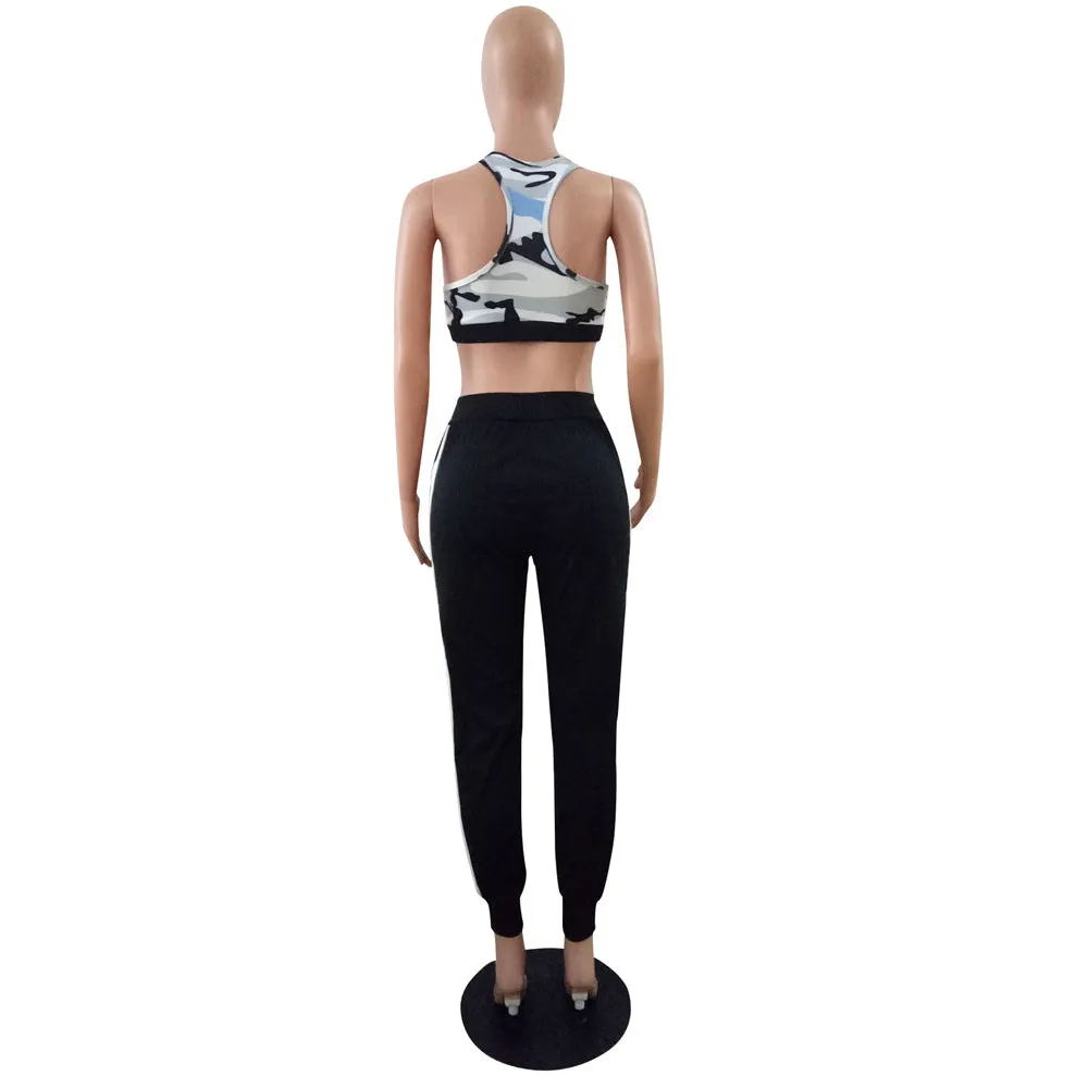 Women's Spring & Autumn Casual Side Striped Pants