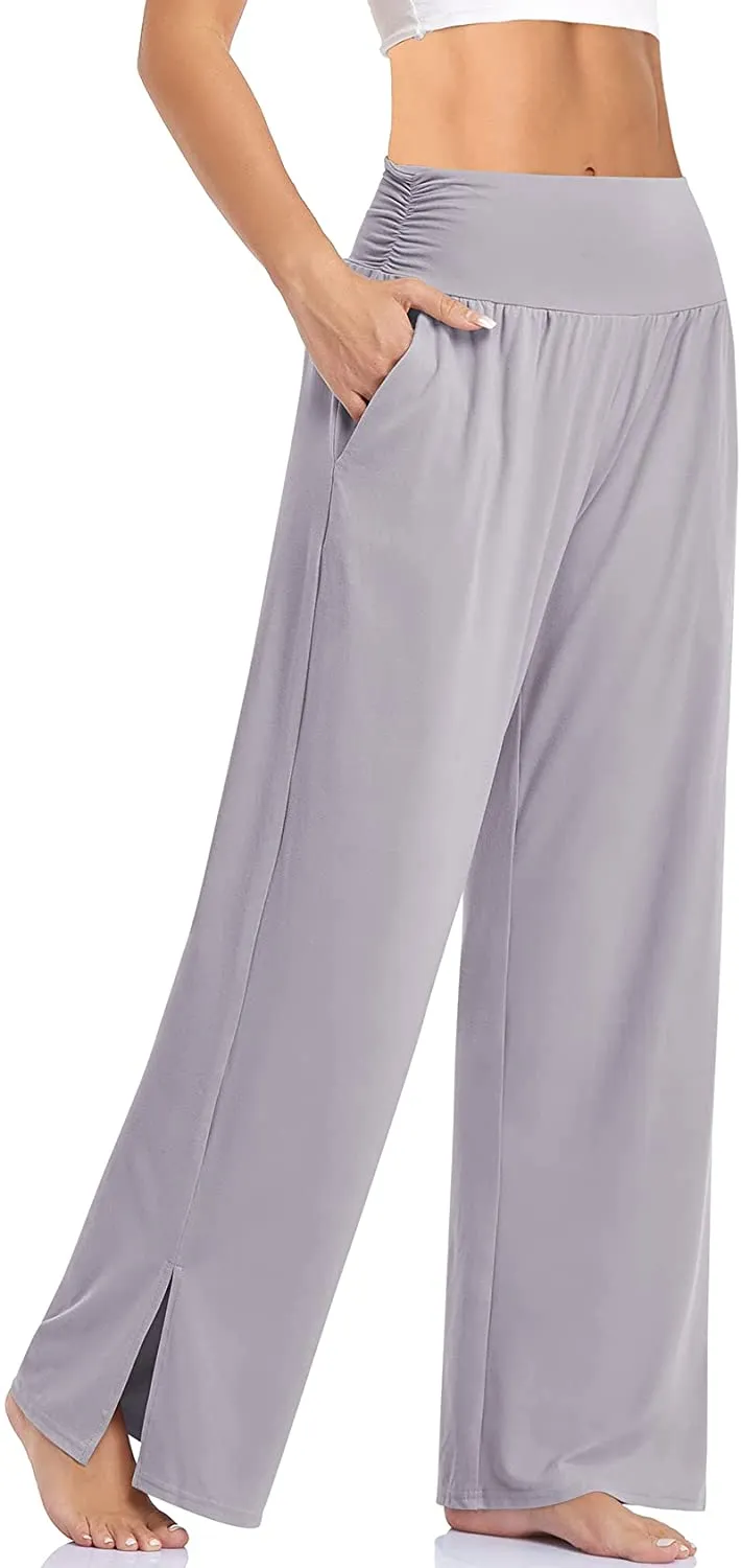 Womens Wide Leg Yoga Pants