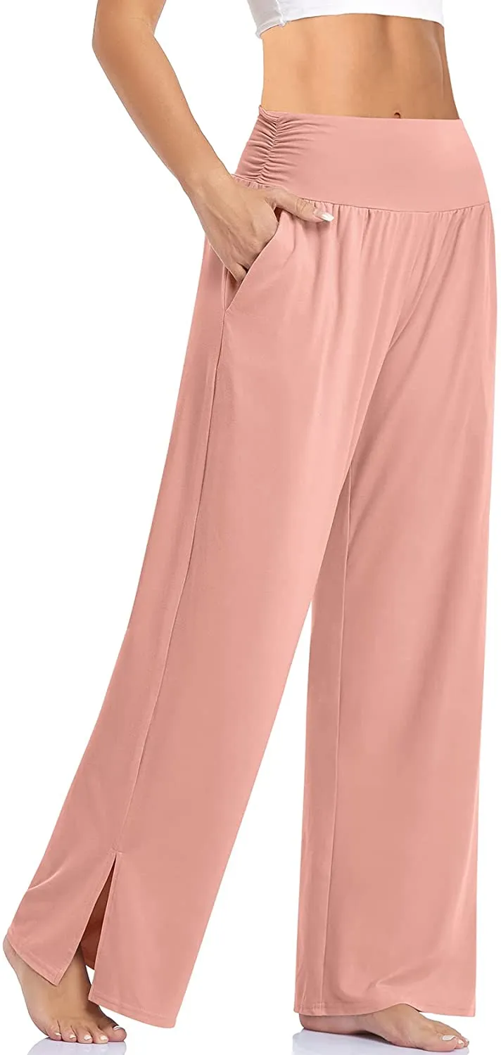 Womens Wide Leg Yoga Pants