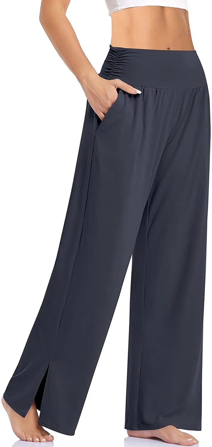 Womens Wide Leg Yoga Pants