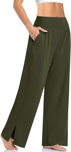 Womens Wide Leg Yoga Pants