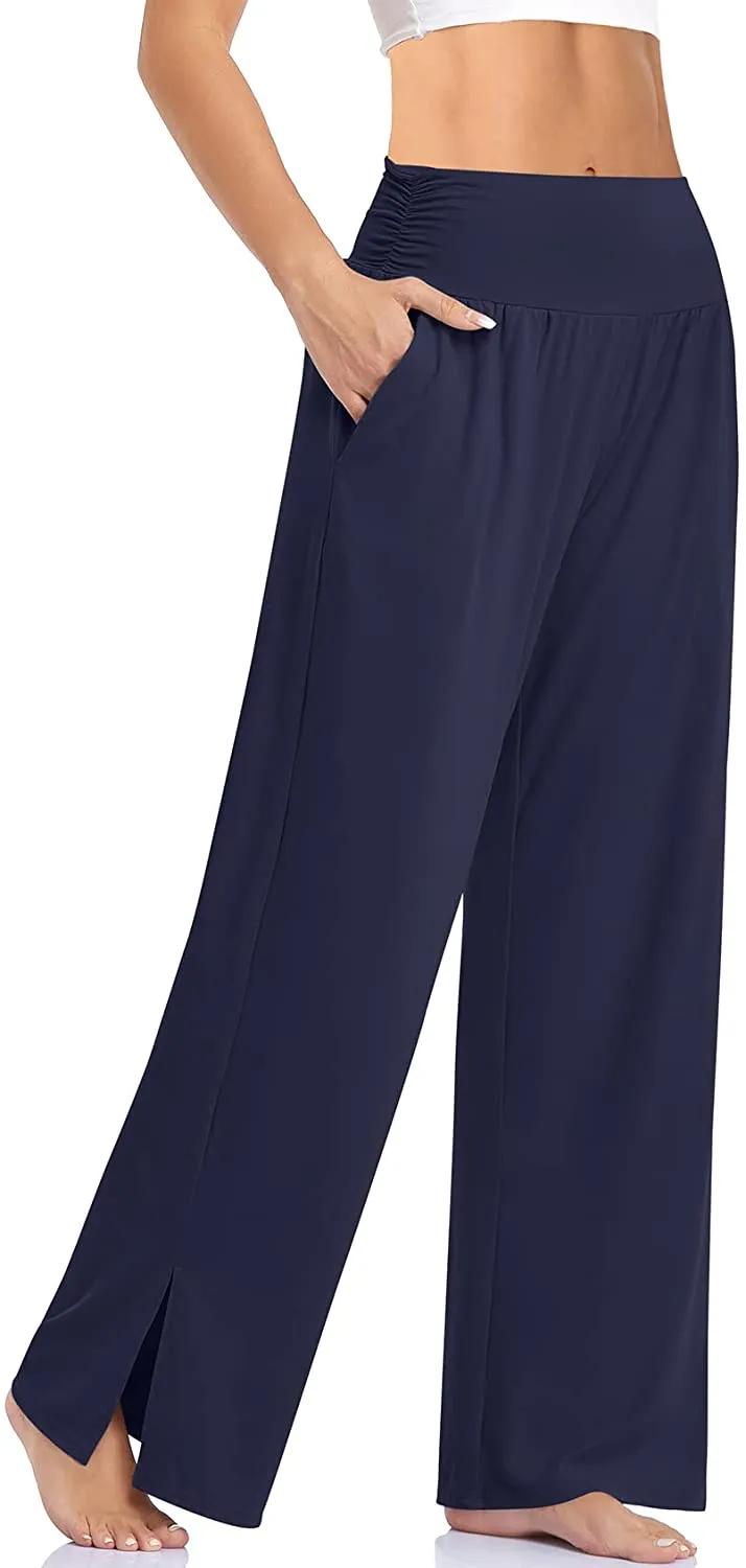 Womens Wide Leg Yoga Pants