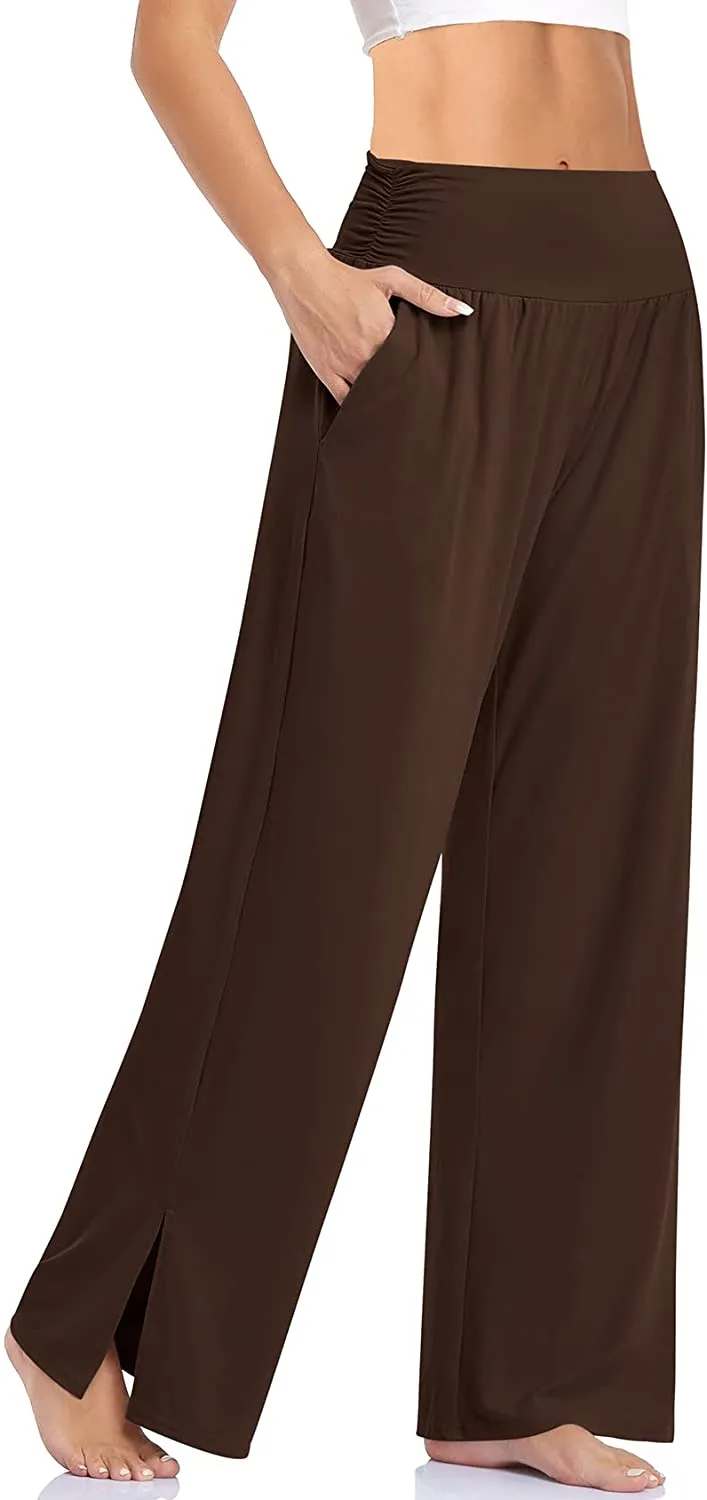 Womens Wide Leg Yoga Pants
