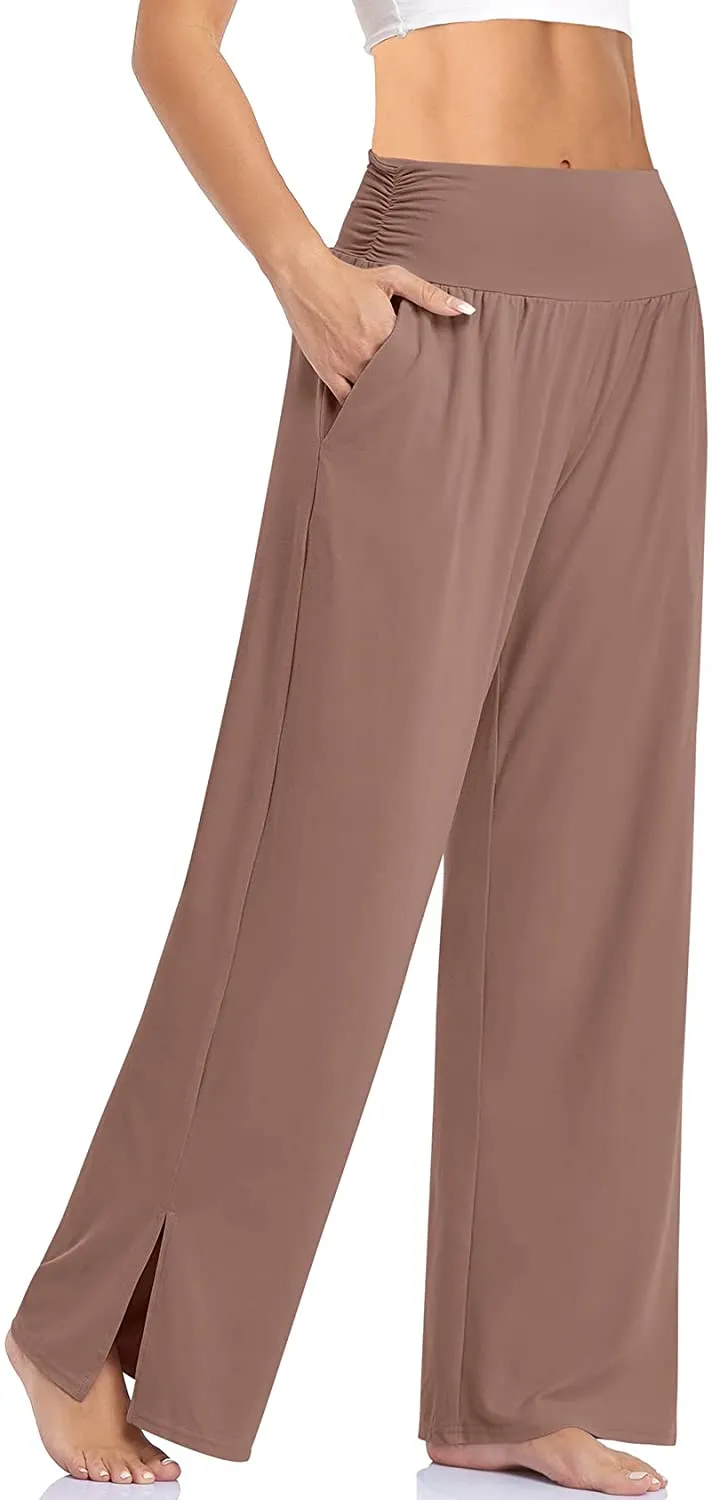 Womens Wide Leg Yoga Pants