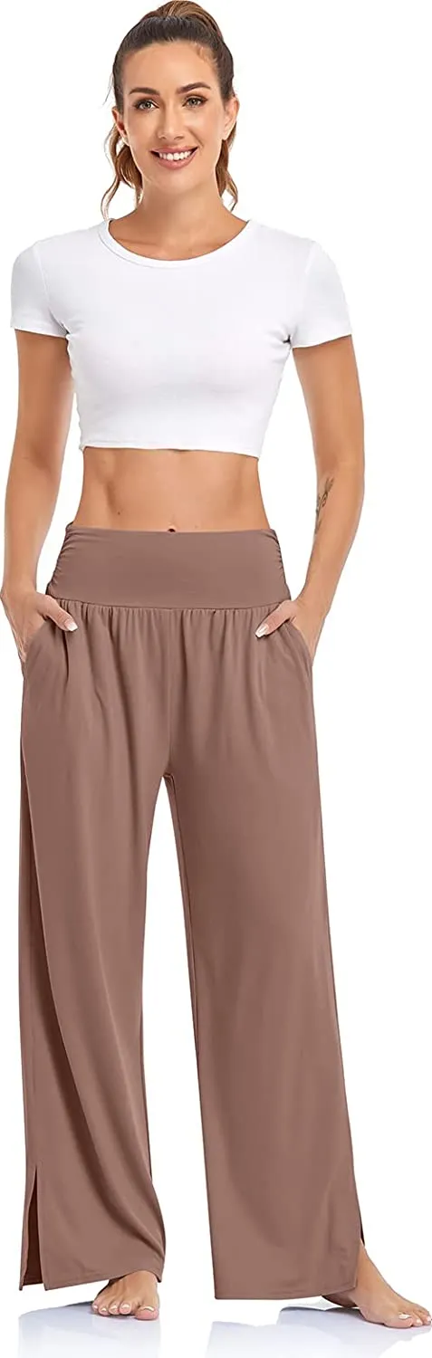 Womens Wide Leg Yoga Pants